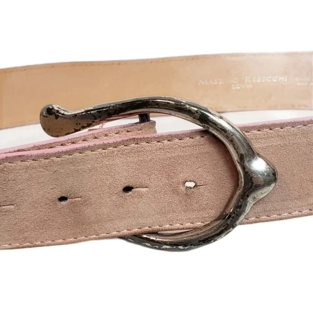 Massimo Rebecchi Donna Pink Leather Belt - Picture 2 of 3